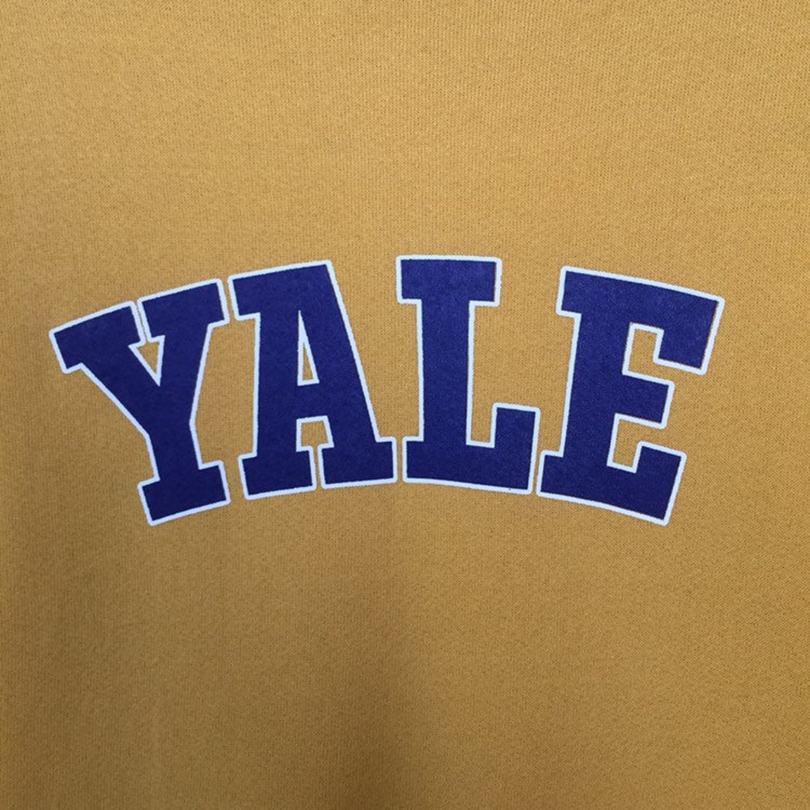 Vintage University of Yale Sweatshirt Crew Neck Print Out Logo Etsy