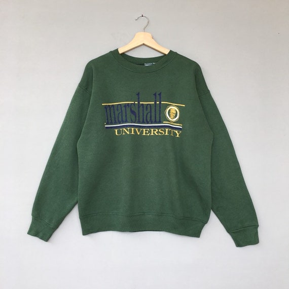 Vintage Marshall University Sweatshirt / Universit