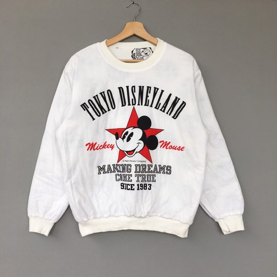Rare!!! Mickey Mouse Tokyo Disneyland Sweatshirt