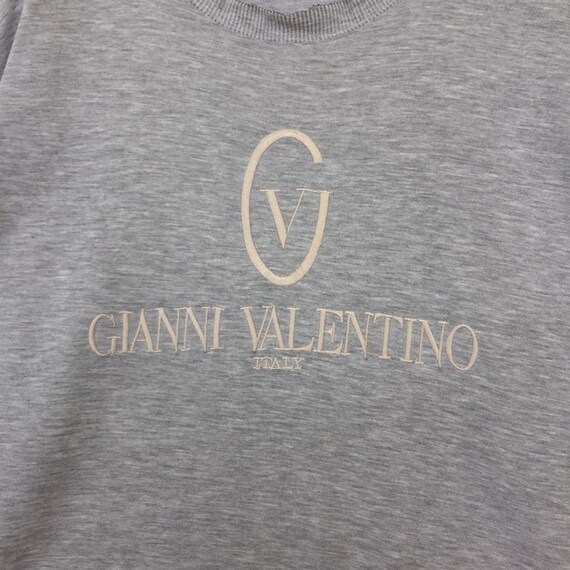 Rare!! Vintage GIANNI VALENTINO ITALY Sweatshirt … - image 4
