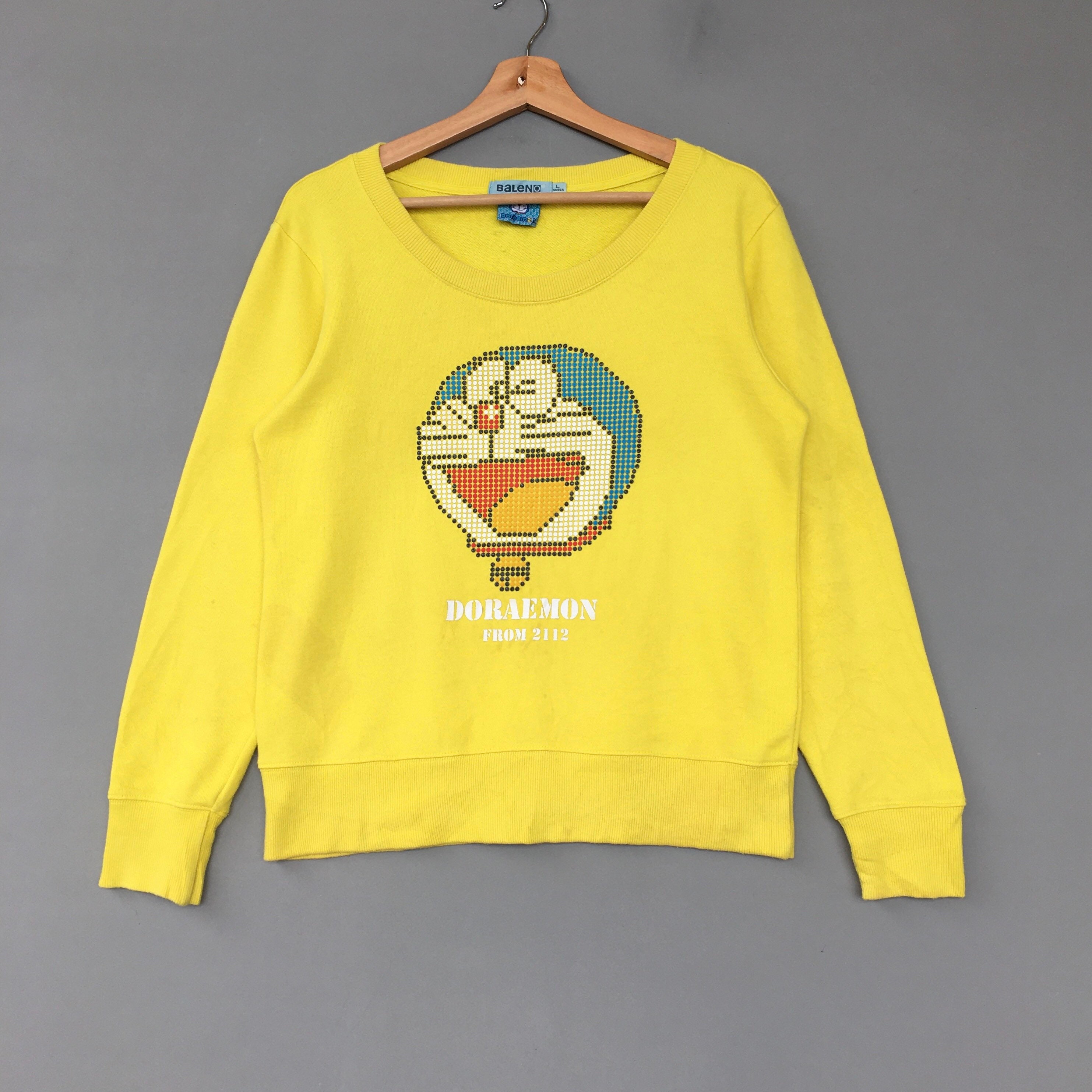Cartoon Doraemon Crew Neck Sweatshirt 