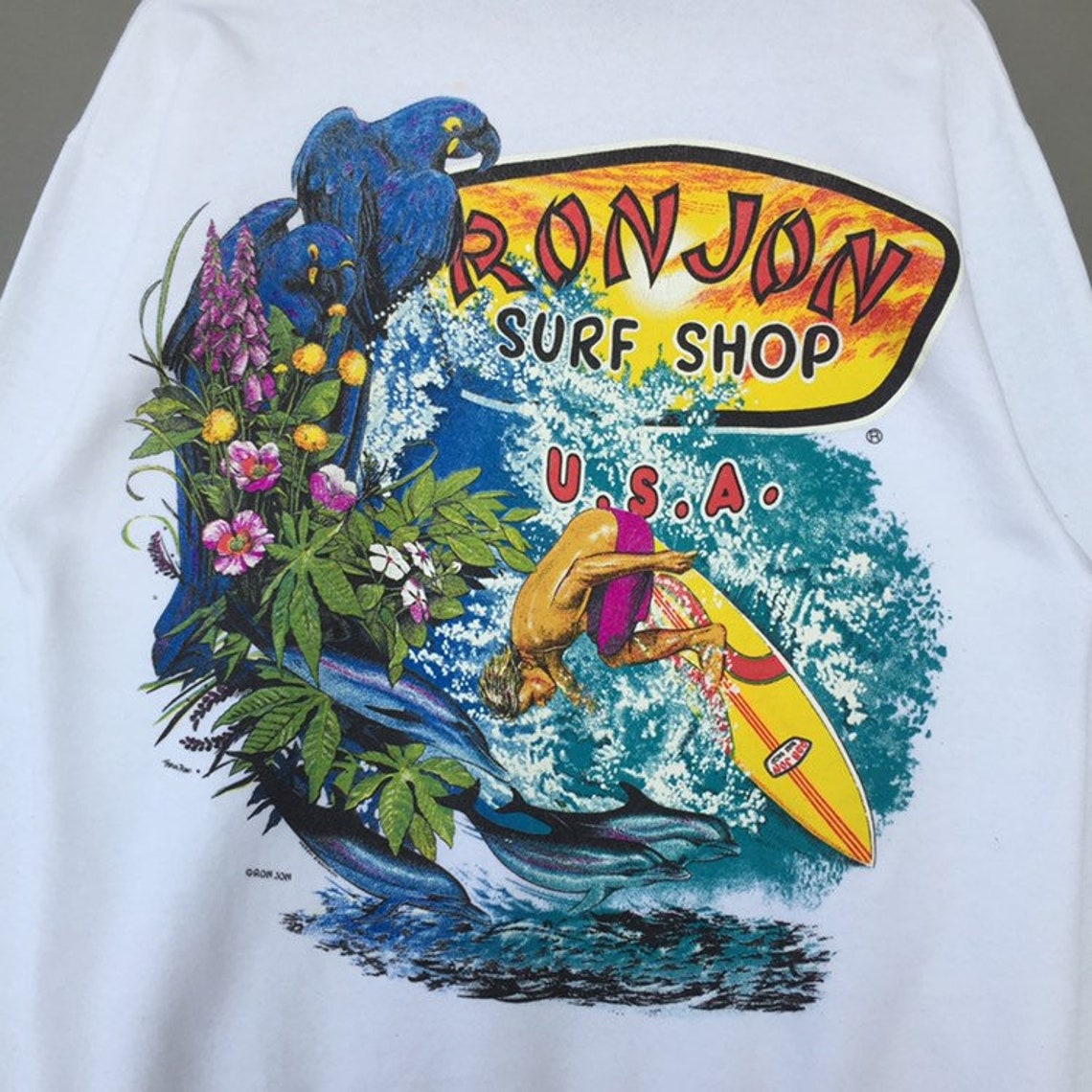 Vintage ron jon sweatshirt Clearance