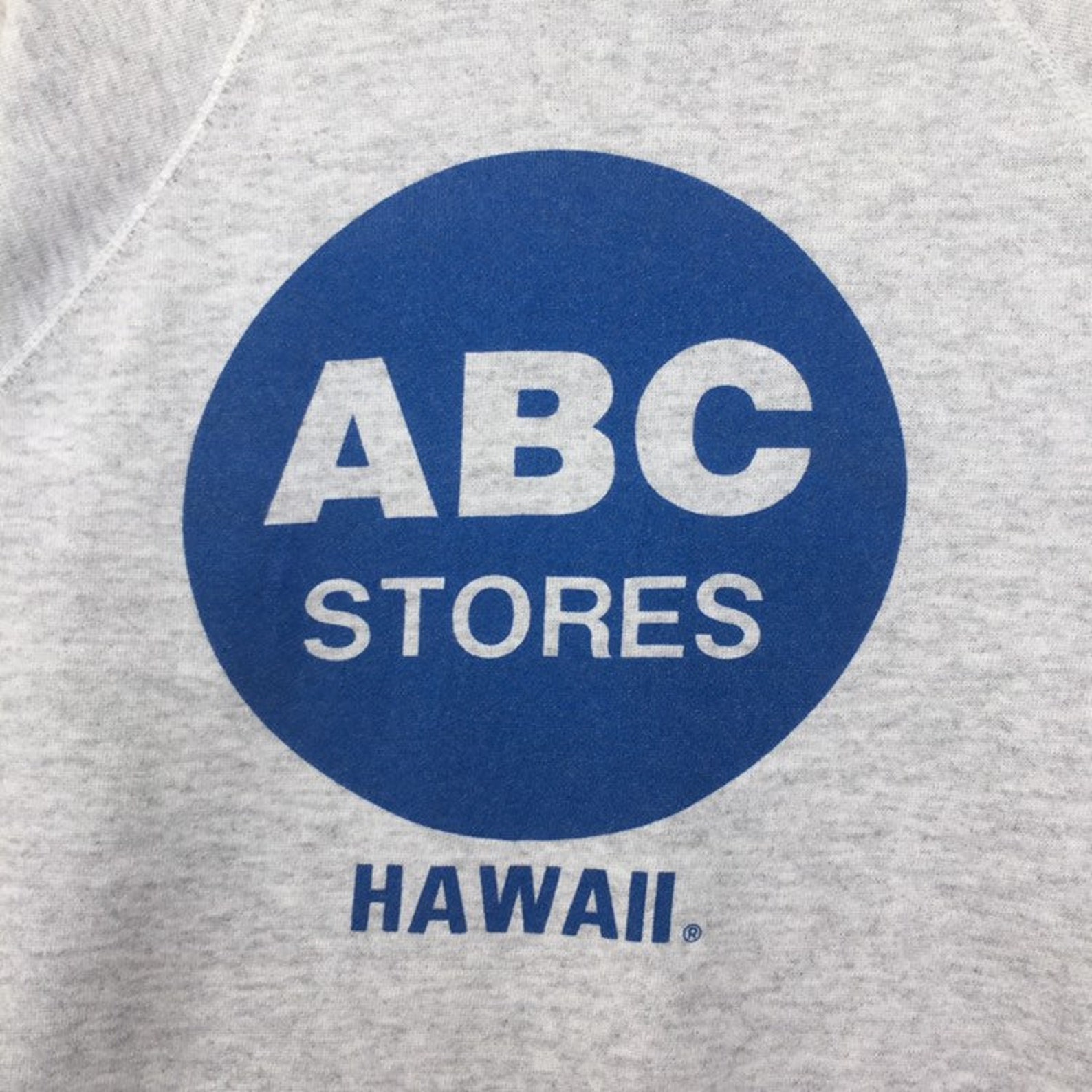 Vintage Abc Stores Hawaii Sweatshirt Print Out Logo Sweatshirt Etsy