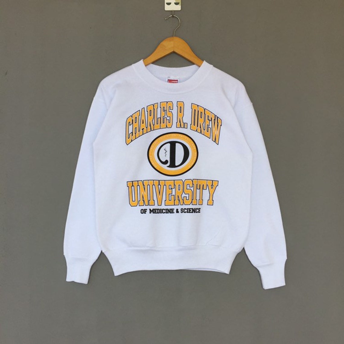 Rare Vintage Charles R.Drew University sweatshirt crew neck | Etsy