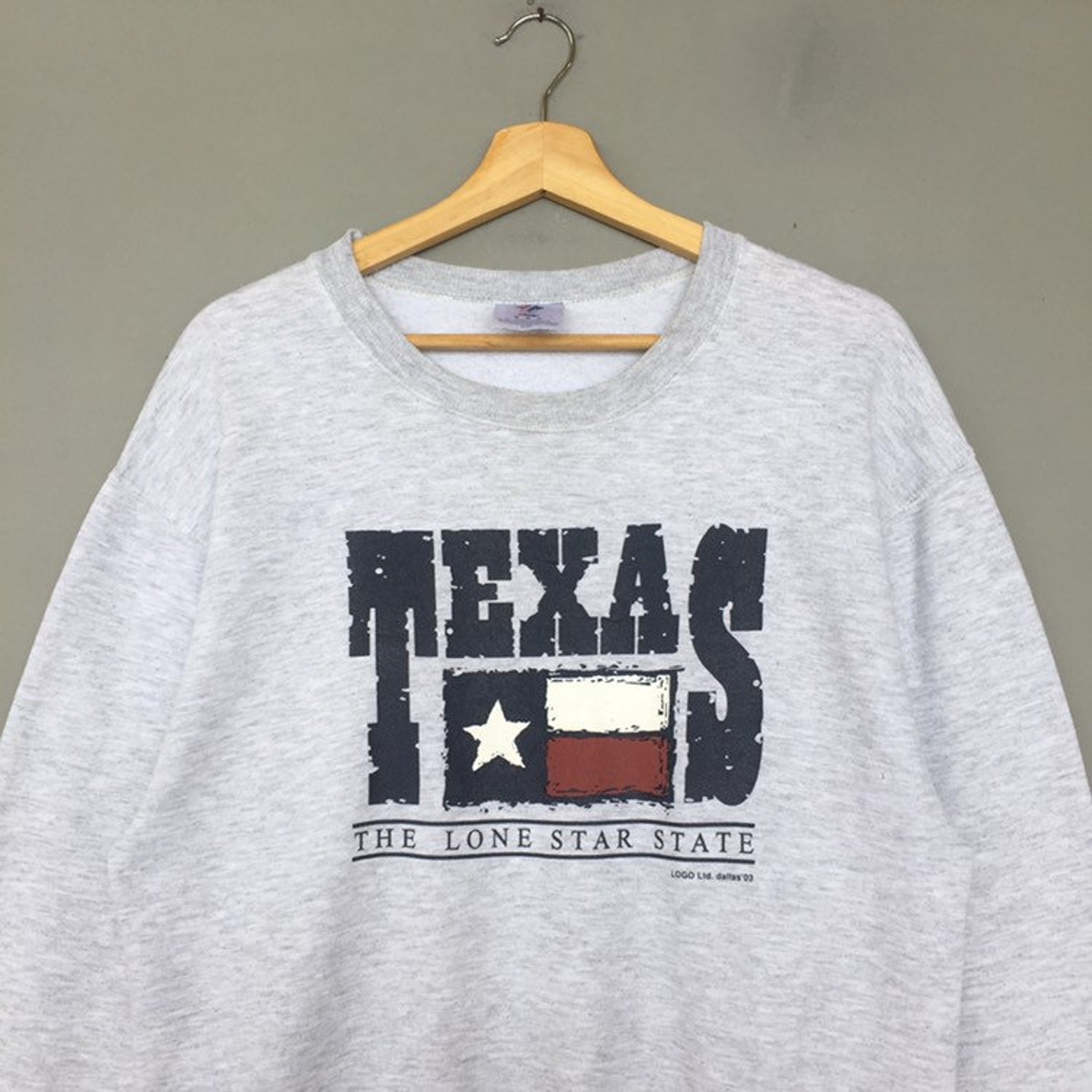 Vintage texas sweatshirt crew neck pullover jumper Print Out | Etsy