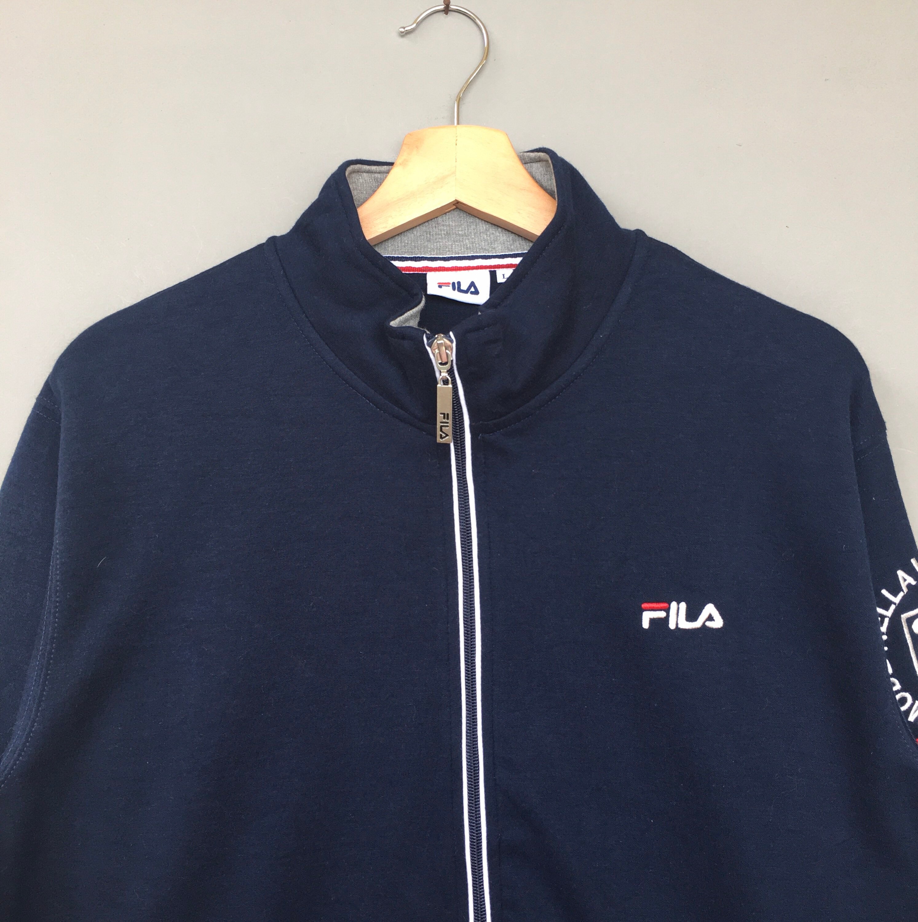 Vintage Fila Sweater Full zip pullover jumper sweatshirt | Etsy