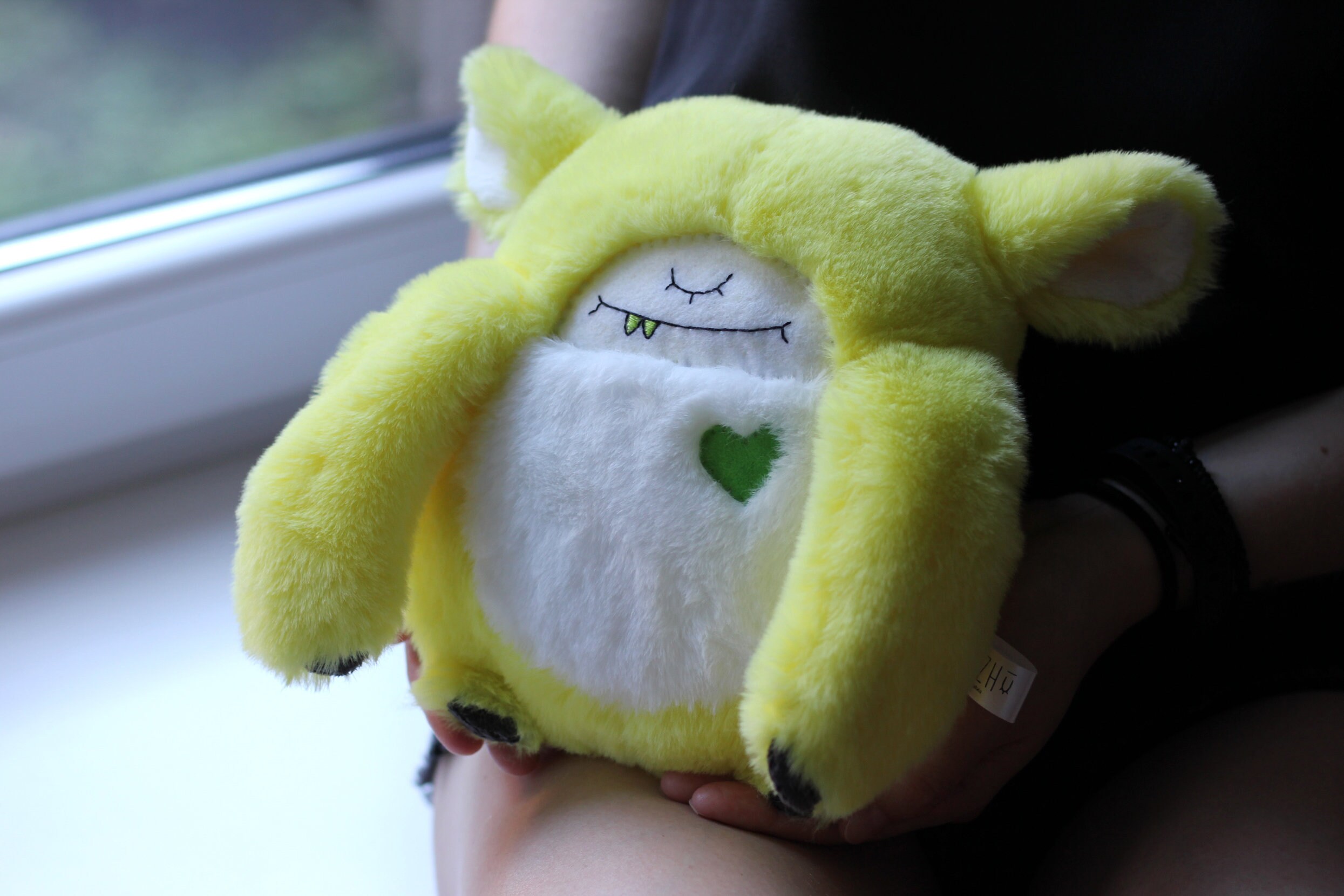 Cute microwave heating pad Cuddly stuffed monster Heatable Etsy