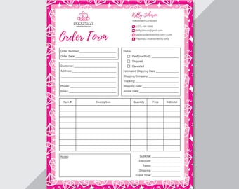 Order Form Paparazzi Paparazzi Jewelry Paparazzi Accessories