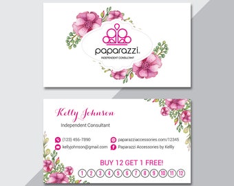 paparazzi business card custom paparazzi accessories punch card back office logo fast free personalization modern business card pa04 - Paparazzi Business Card Template paparazzi business card custom paparazzi accessories punch card back office logo fast free personalization modern business card pa04 - Paparazzi Business Card Template
