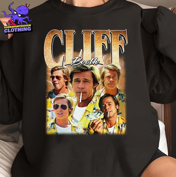 Camiseta unisex vintage de Cliff Booth, estilo pirata, retro de