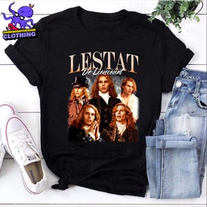 Camiseta unisex pirata de Lestat de Lioncourt, novelas de Anne Rice, camiseta de Lestat de Lioncourt, romance vampírico, camiseta de lector de fantasía