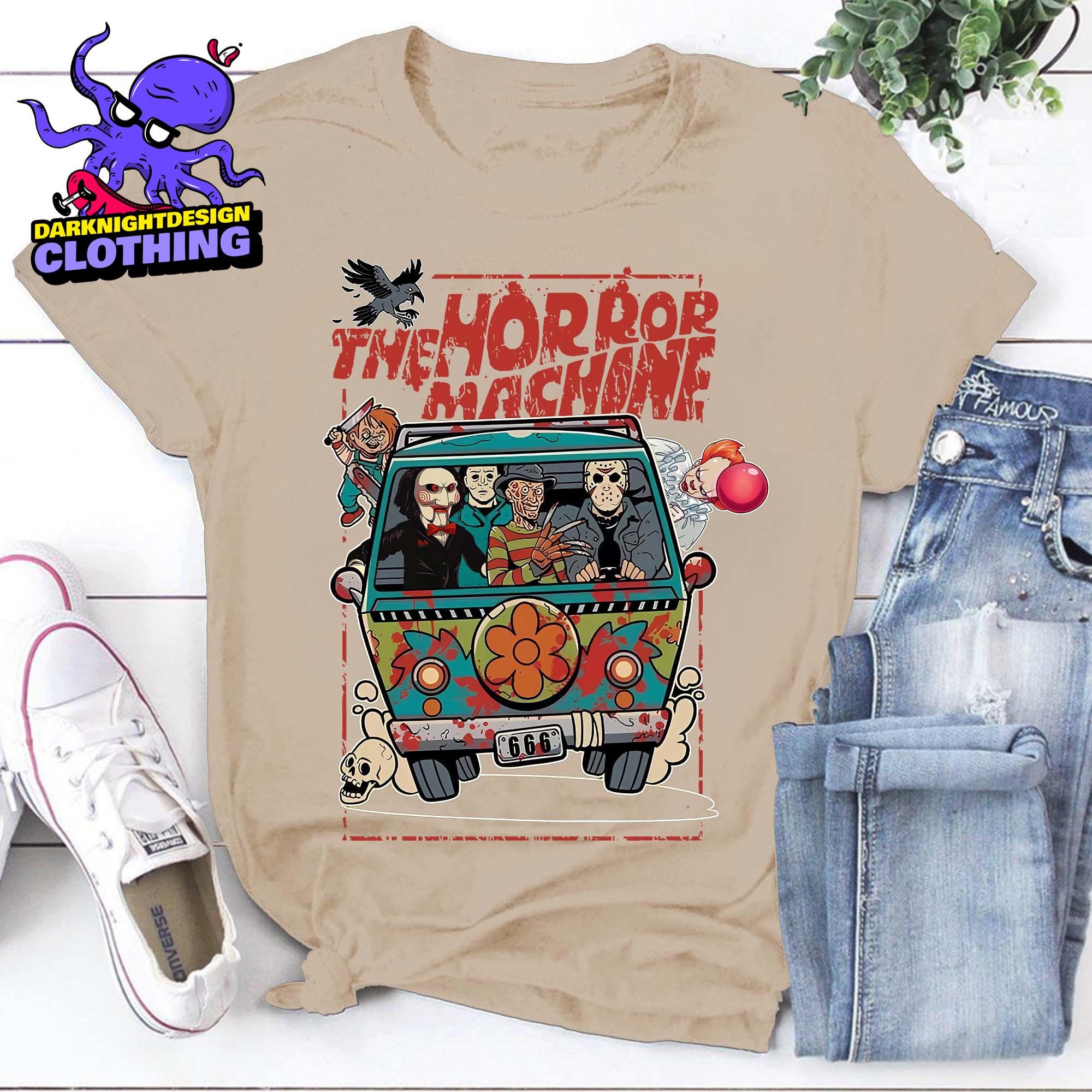 The Horror Machine Shirt, The Boys Of Fall Shirt, Horror Movie Characters Sweatshirt, Halloween Tee, Halloween Lover Shirt, Halloween Merch