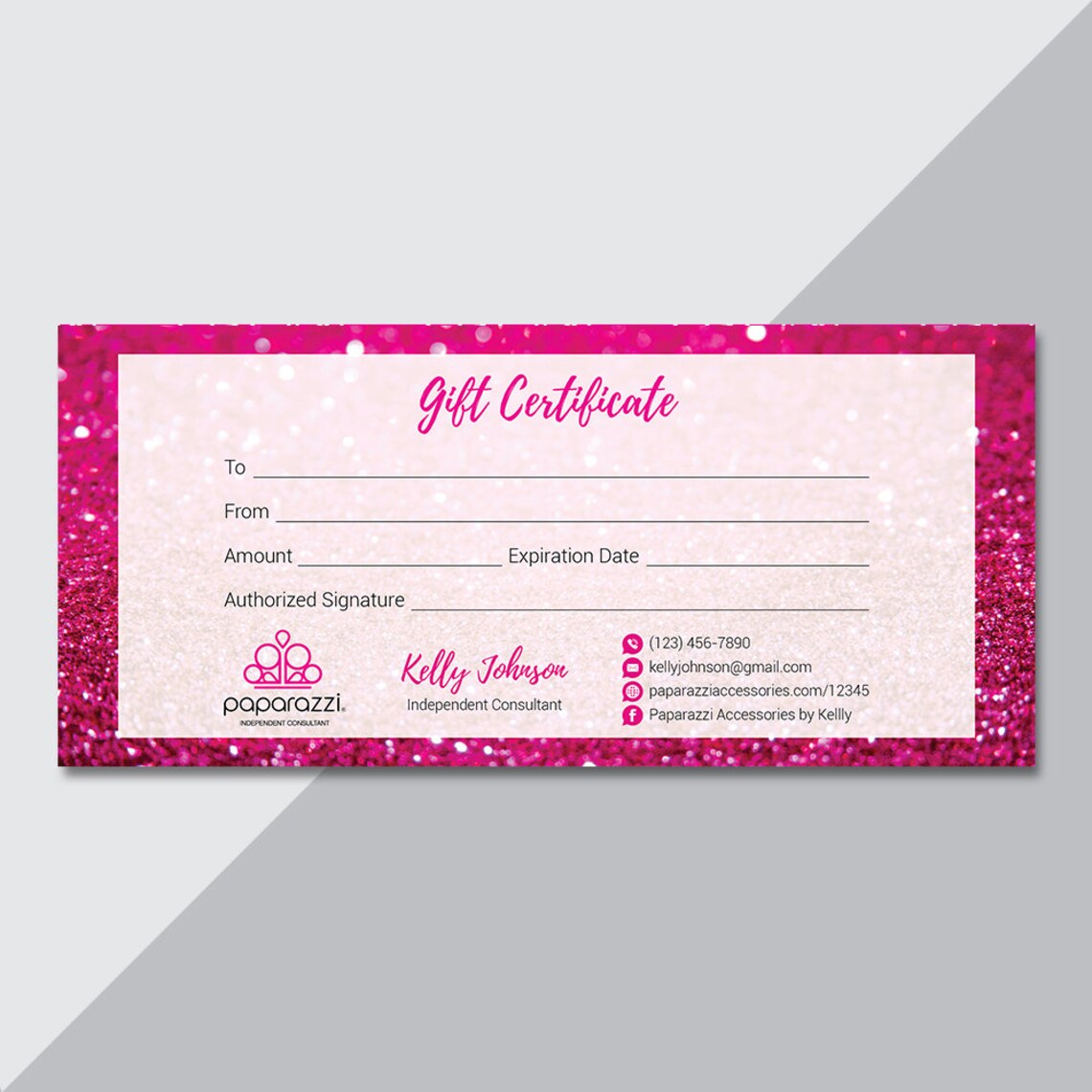 Paparazzi Gift Certificate Paparazzi Accessories Gift Card