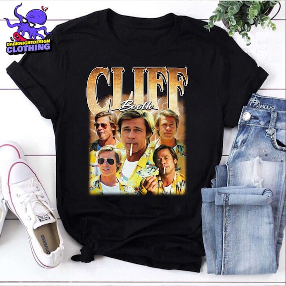 Camiseta unisex vintage de Cliff Booth, estilo pirata, retro de