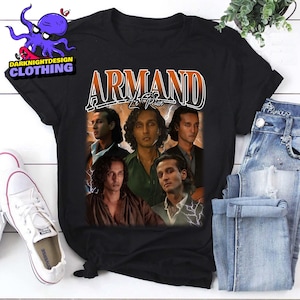 Camiseta pirata de Armand Le Russe, camiseta pirata de Assad Zaman, camiseta retro de vampiros de películas, camiseta de vampiros de Halloween, camiseta pirata de estilo vintage