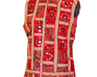 Vintage Ethnic Exclusive Rabari Traditional Rajasthani Badmeri 100%  handembroidered Mirror Work Designer Pakkowork Wholesaler Of Koti Jacket