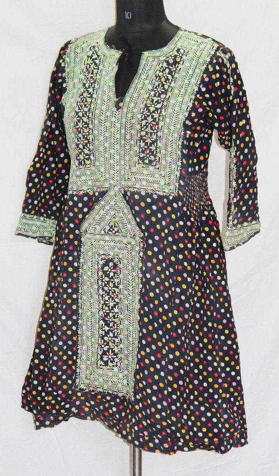 Vintage Banjara Afghan Pakistan pure cotton dress… - image 4
