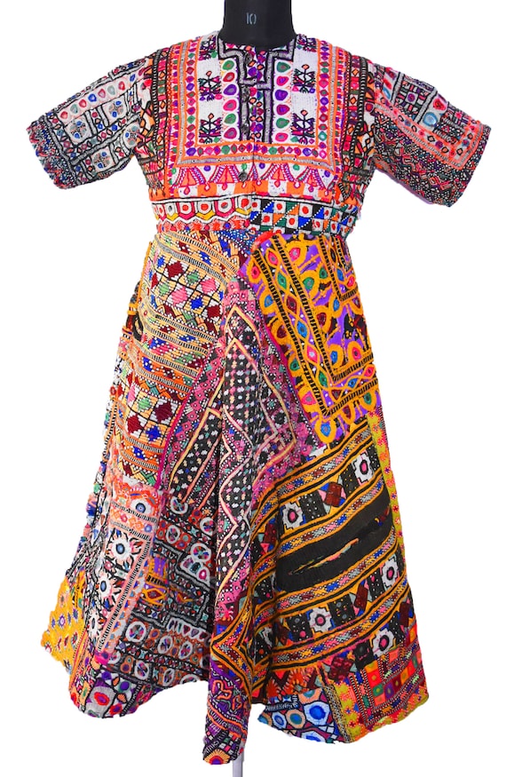 Authentic Banjara Afghan Pakistan Unique Dress Vin