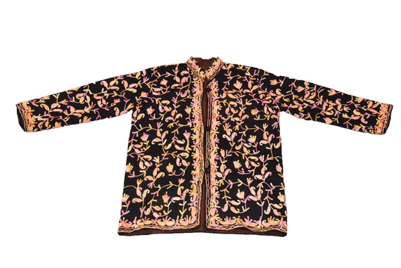 Vintage Kids jacket cashmere 100% Pure Woolen han… - image 10