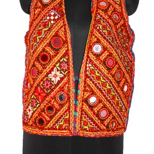 Vintage Ethnic Exclusive Rabari Traditional Rajasthani Badmeri 100%  Hand Embroidered Mirror Work Designer Pakkowork Wholesaler Open Jacket