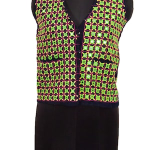 Vintage Ethnic Gujarati Rabari Kutch Traditional Rajasthani Green Hand Embroidered Heavy Mirror Work Designer Wholesaler Tribal Black Jacket