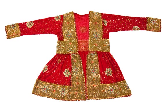 Amazing Vintage Boho Indian Keriya Kaftan Jacket … - image 10