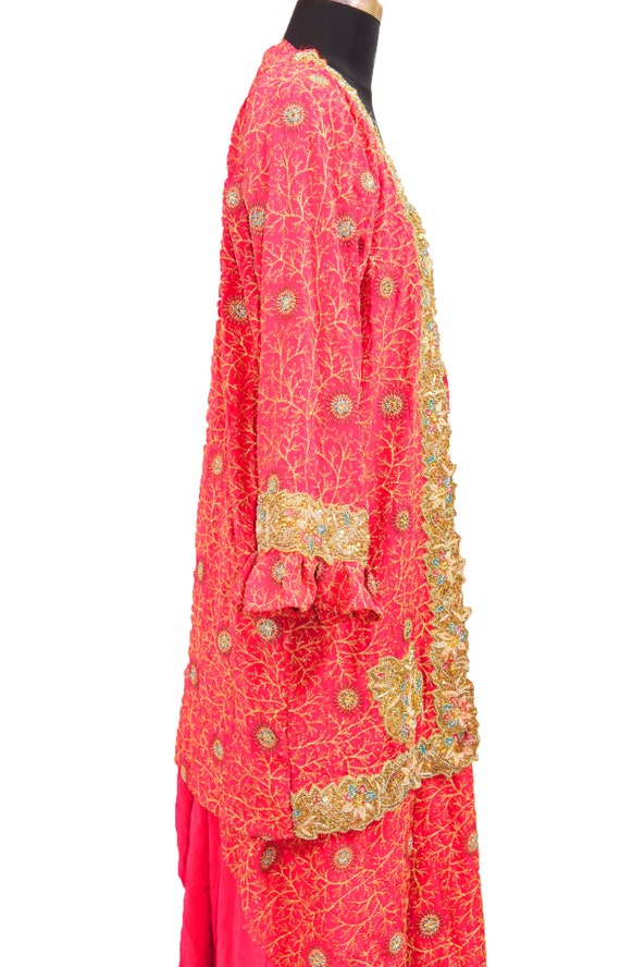 Amazing Boho Embellished Maxi Dress Bohemian Kaft… - image 2