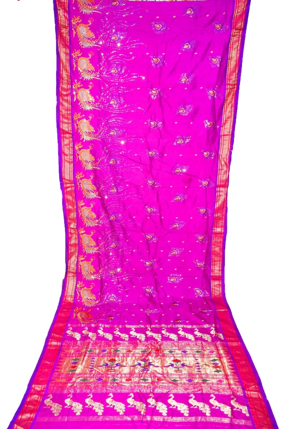 Dyeing & Batik Craft Supplies & Tools Fabric 5 Yard Banarasi Loose