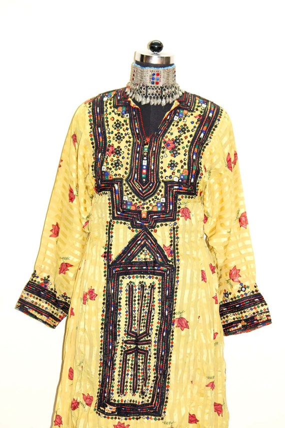 Vintage Pakistan Afghan Banjara dress handembroid… - image 9