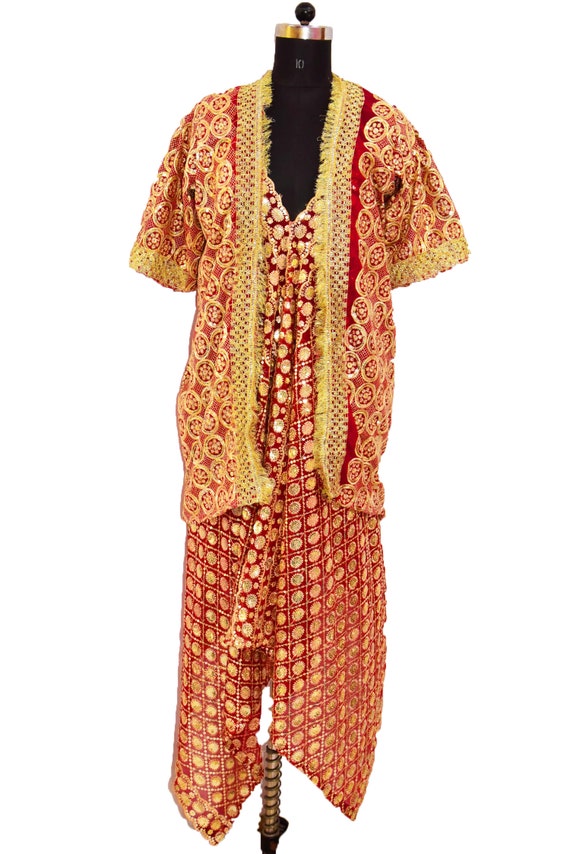 Amazing Boho Embellished Maxi Dress Bohemian Kafta