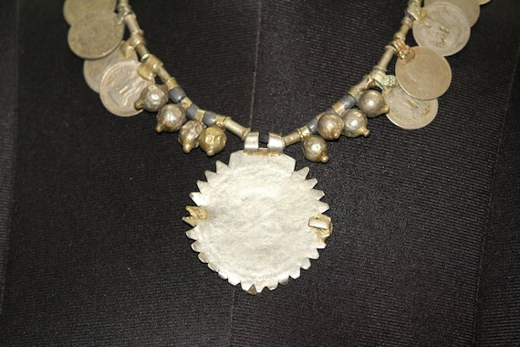 Vintage Beautiful Banjara Antique Old Coins Neckl… - image 7