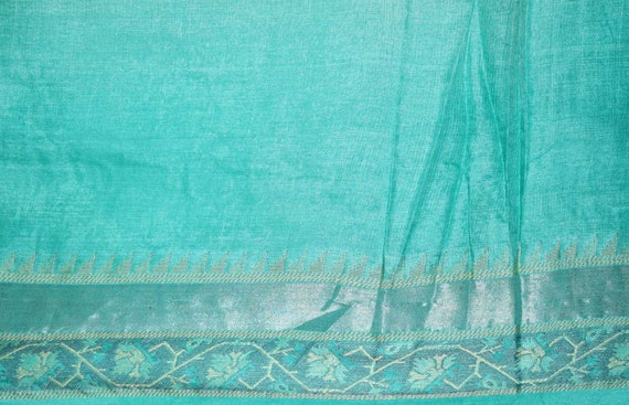 Material & Werkzeug Vintage Indian Bollywood 100% Pure Silk Amazing