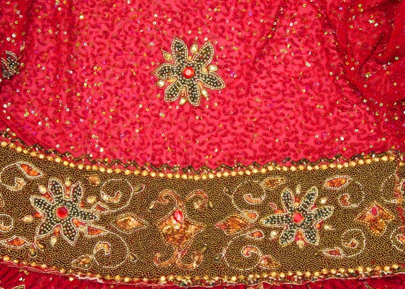 Amazing Vintage Boho Indian Keriya Kaftan Jacket … - image 5