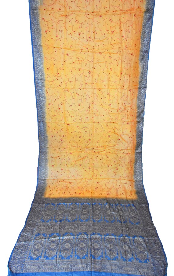 Dyeing & Batik Craft Supplies & Tools Fabric 5 Yard Banarasi Loose