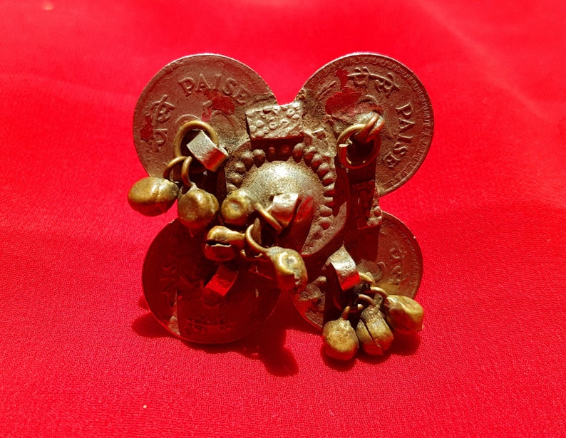 Antique Vintage Indian Rajasthani Tribal Banjara Rings Old Lot of 5 ...