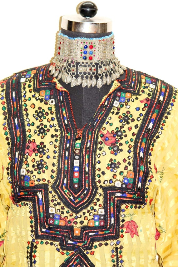Vintage Pakistan Afghan Banjara dress handembroid… - image 7