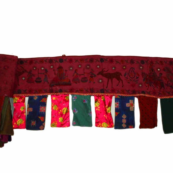 Festive Decor Hand Block Printed Traditional Toran 09