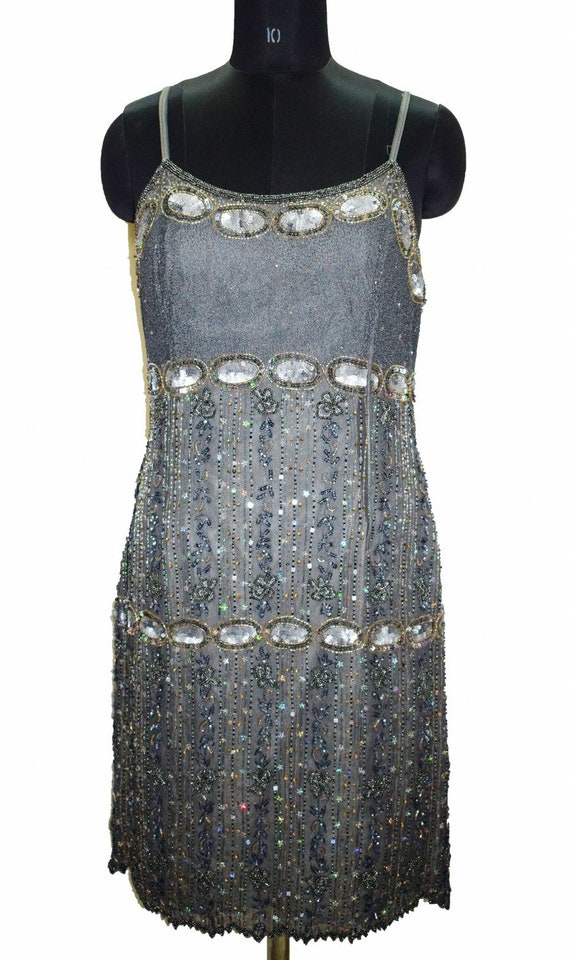 Vintage Sequin Grey Silver Bronze Holiday Cocktail Dress Cap Sleeve, Boat Neck, Sexy, 70's 80's 90's, Cocktail Formal Dress, Knee Length - Etsy Vintage Sequin Grey Silver Bronze Holiday Cocktail Dress Cap Sleeve, Boat Neck, Sexy, 70's 80's 90's, Cocktail Formal Dress, Knee Length - Etsy