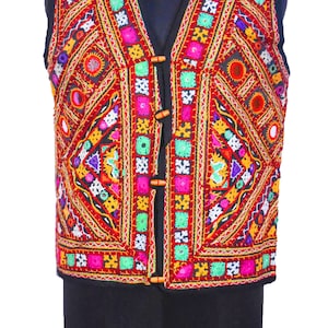 Authentic Exclusive Rabari Traditional Rajasthani Badmeri 100% Handmade Embroidered Mirror Work Designer Pakkowork Vintage 1970s Old Jacket