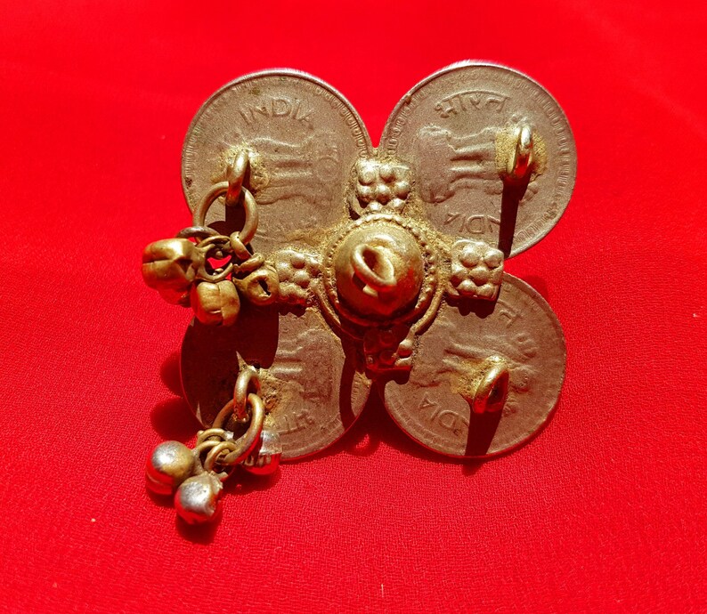 Antique Vintage Indian Rajasthani Tribal Banjara Rings Old Lot of 5 ...