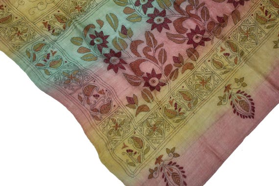 Vintage Antique Kantha Handmade Embroidery Indian… - image 7
