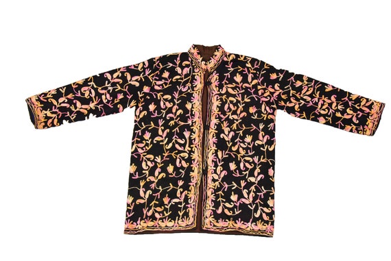 Vintage Kids jacket cashmere 100% Pure Woolen han… - image 1