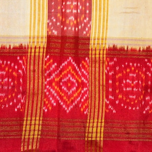 Authentic Indian Patola Printed Beautiful Vintage Saree 100% Pure Silk Fabric Ethnic Patola Zari Work Sari Woven Wedding Saree From Gujarat
