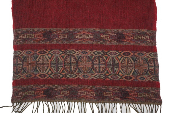 Antique Vinatge Indian Kashmir Woven 1960s Pure P… - image 4