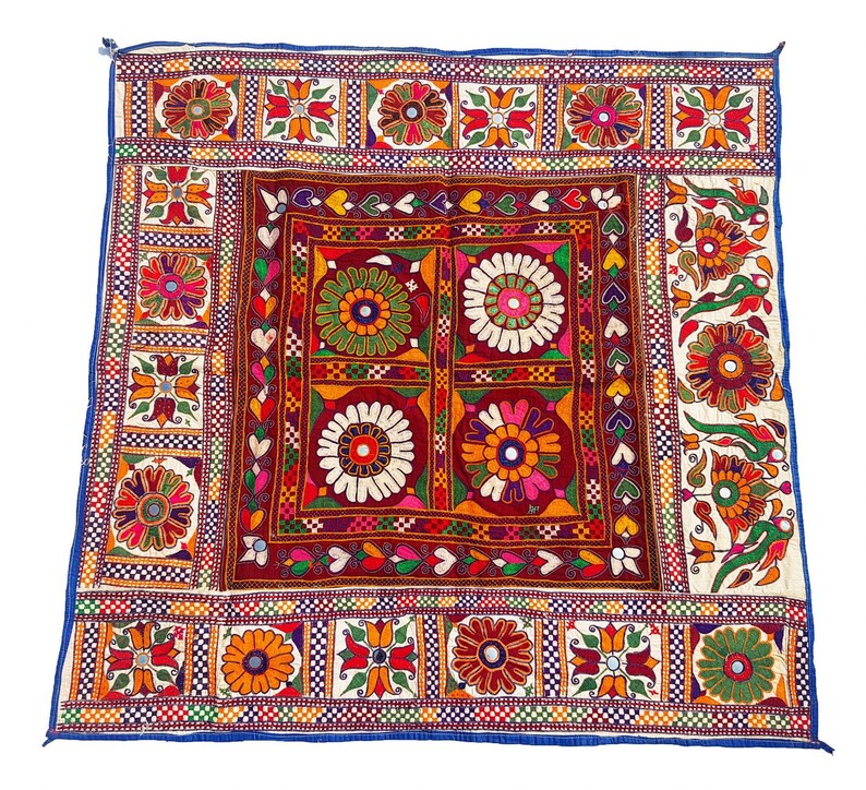 Old Banjara Authentic Vintage Indian Gujarati Kutch Tribal Image 0