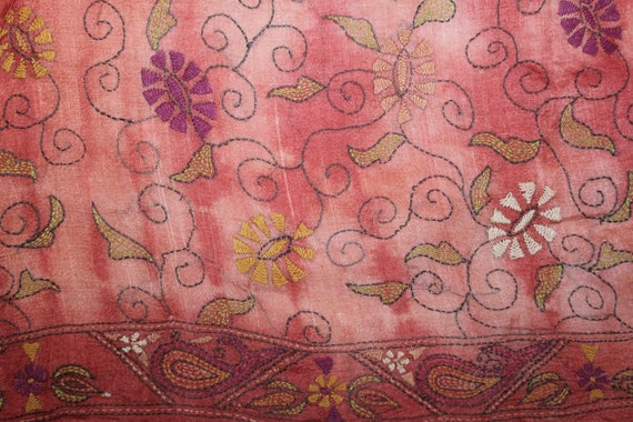 Beautiful Vintage Kantha Handmade Embroidery Indi… - image 1