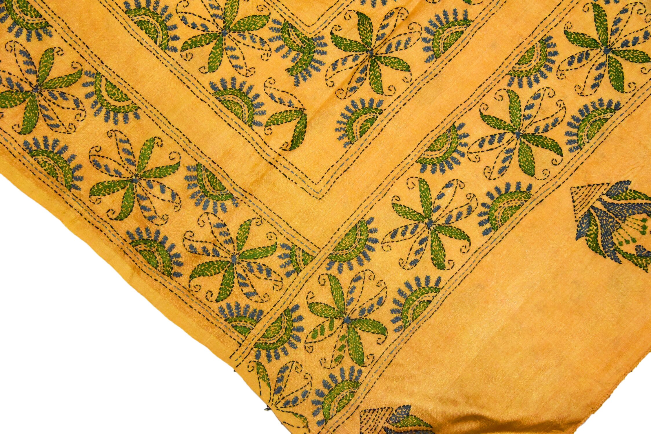Beautiful Vintage Indian Kantha West Bengal Saree Handmade 100% Pure ...