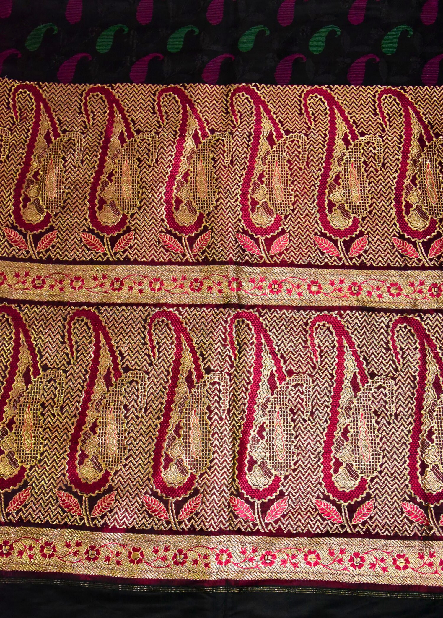 Ethnic Brocade Party Wear Saree Pure Satin Silk Banarasi Brocade Indian Brocade Sari Zari Brocade Woven Sari Vintage Satin Brocade Old Saree