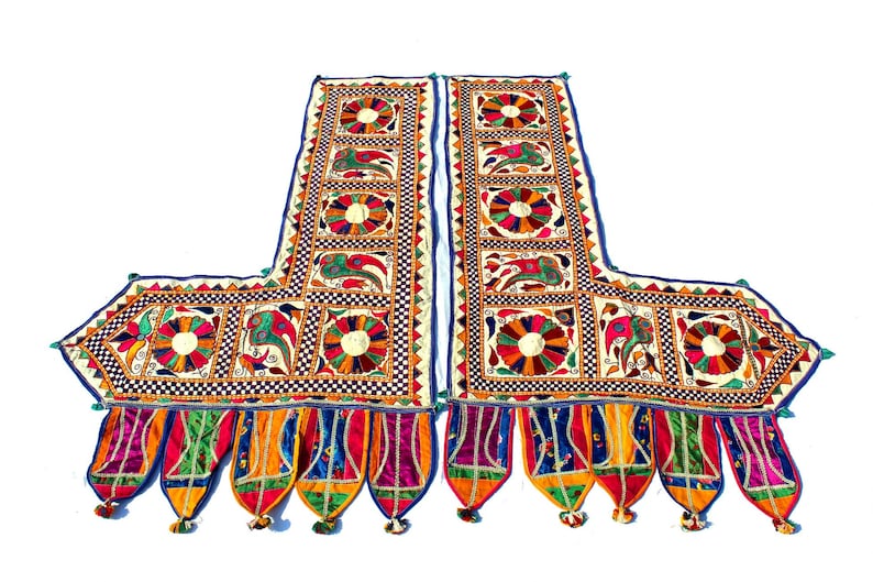 Antique Vintage Banjara Indian Gujarati Wall Hanging Handmade Etsy