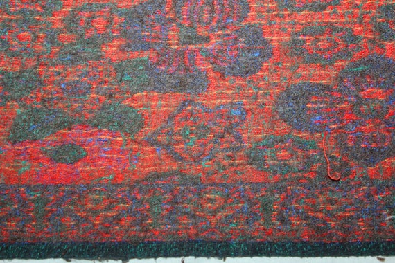 Antique Vintage Indian Kashmir Woven 1960s Pure P… - image 4